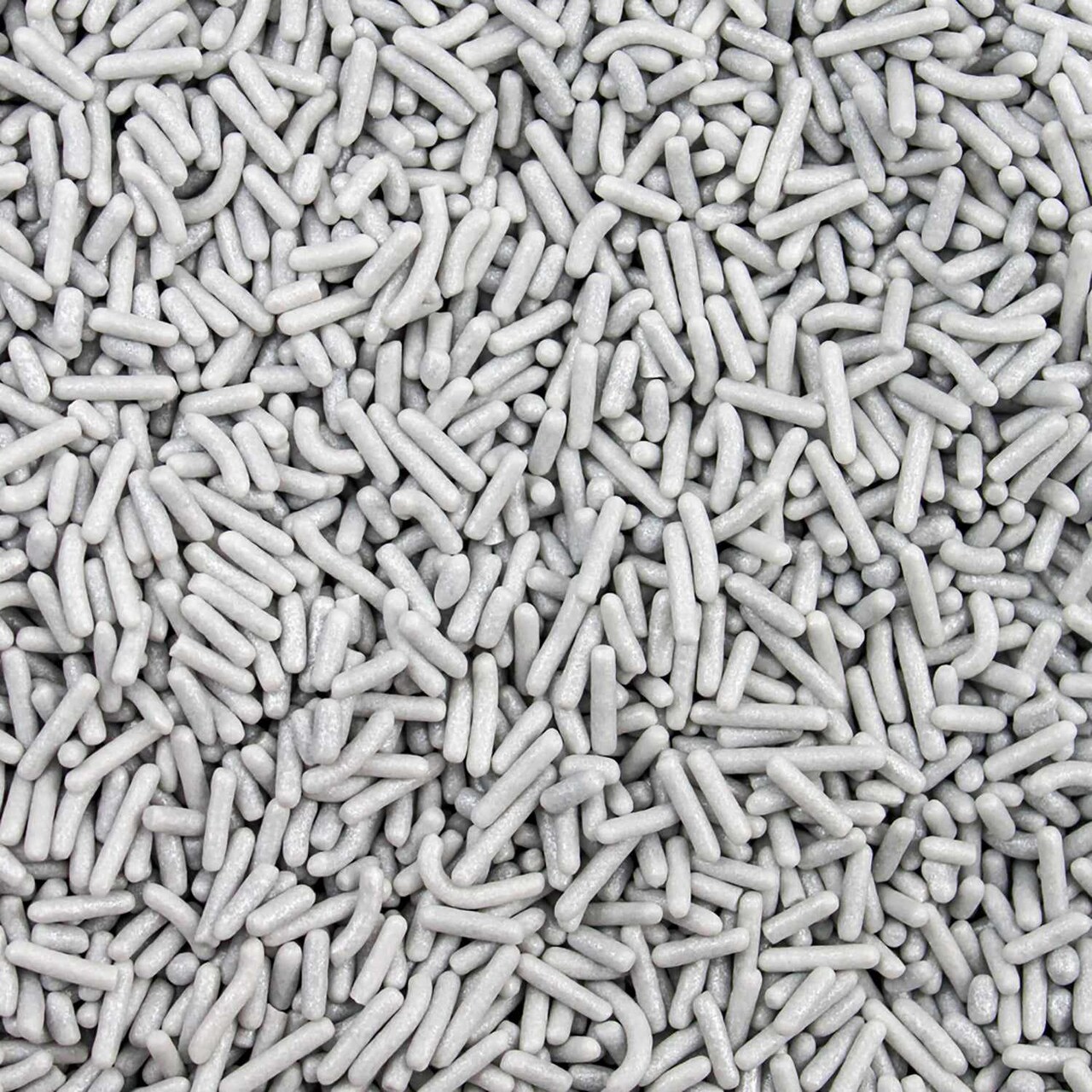 Krazy Sprinkles - Silver Gray Jimmies Edible Sprinkles (1/2 Cup 1x Jar)